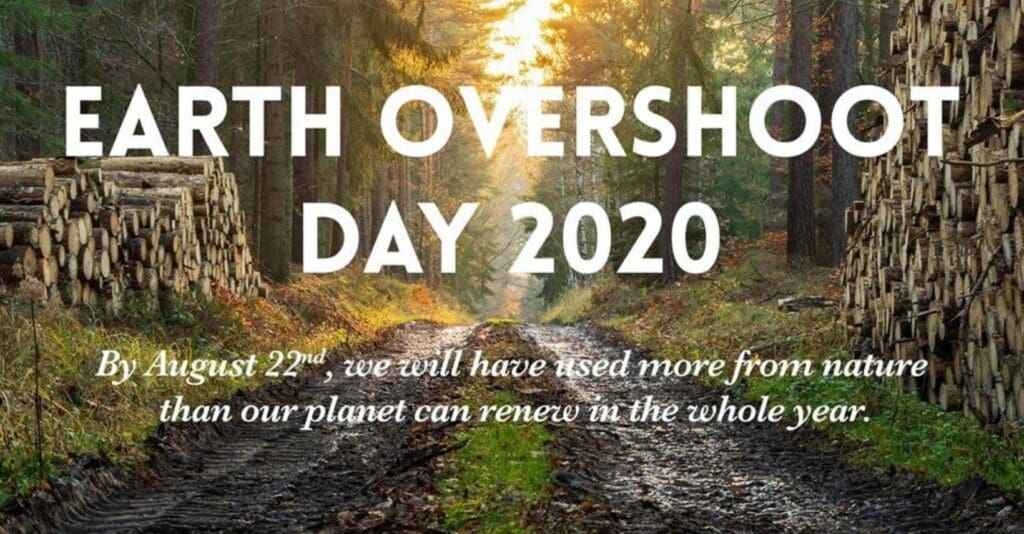 Poster Earth Overshot Day 2020
