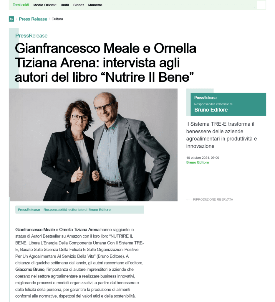 nutrire il bene