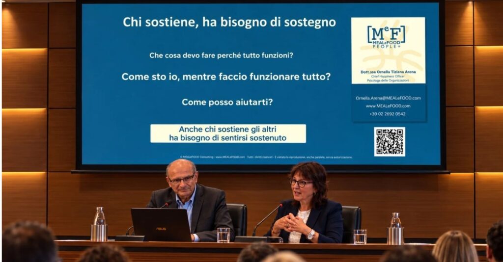 Gianfrancesco Meale e Ornella Tiziana Arena al convegno AICQ Centronord