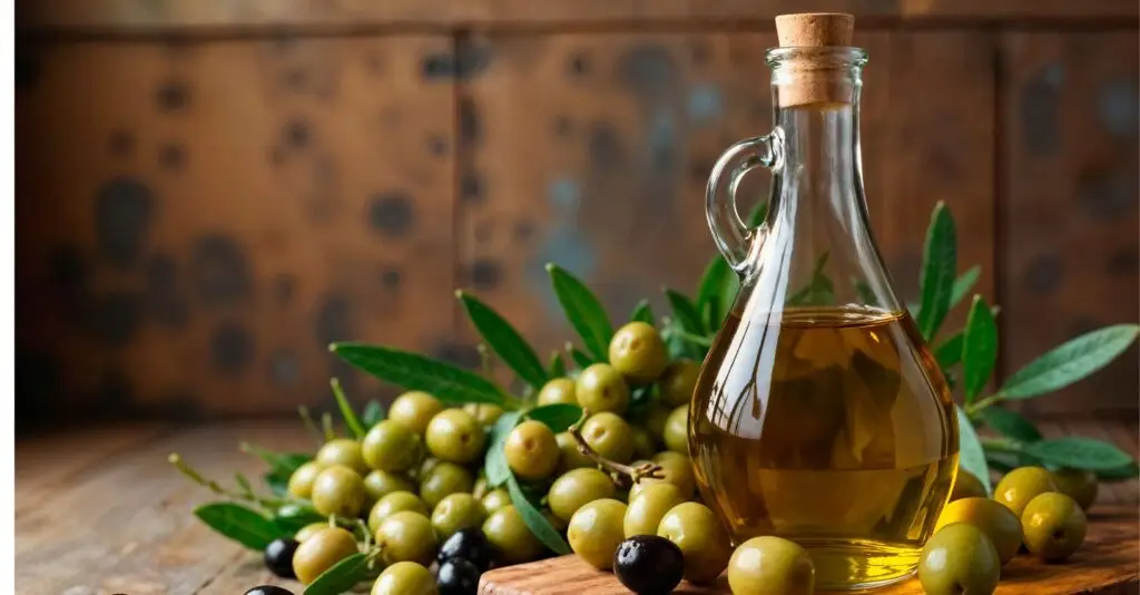 olio extravergine di oliva con olive fresche, perdita di qualità durante l’uso domestico.